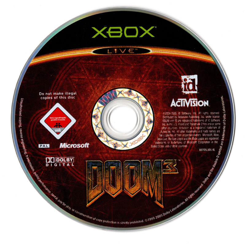 Media for Doom³ (Xbox)