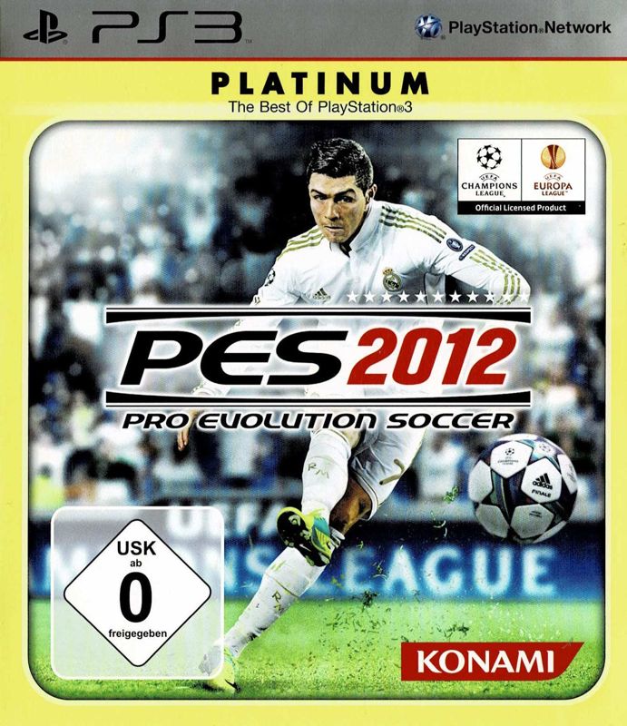 Front Cover for PES 2012: Pro Evolution Soccer (PlayStation 3) (Platinum release)