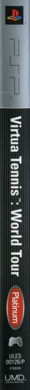 Spine/Sides for Virtua Tennis: World Tour (PSP) (Platinum release)