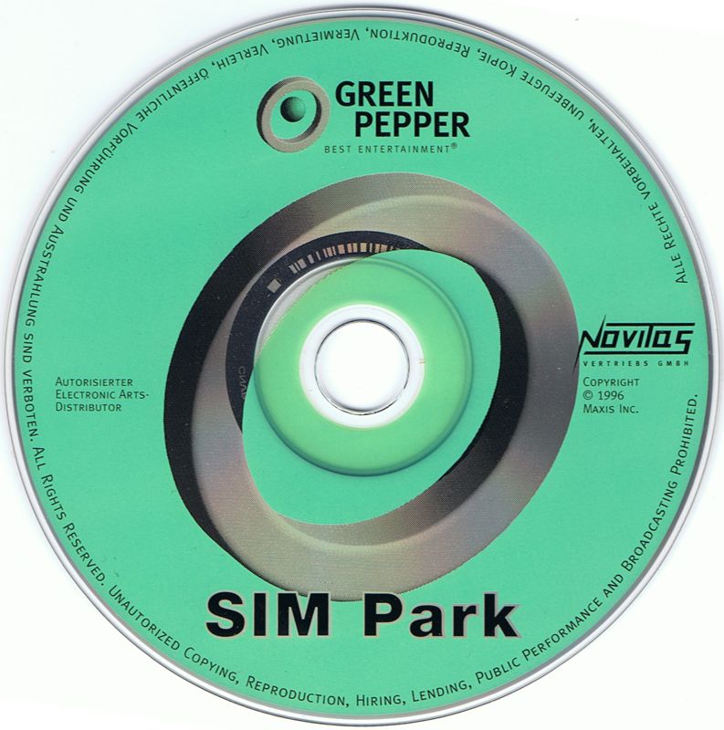 Media for SimPark (Windows 3.x) (Green Pepper release)