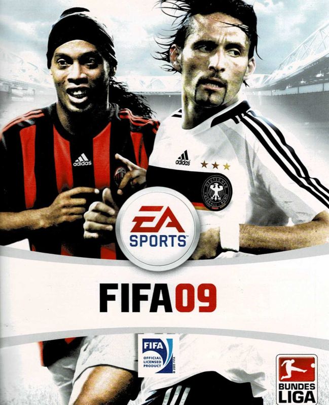 Manual for FIFA Soccer 09 (PlayStation 3): Front
