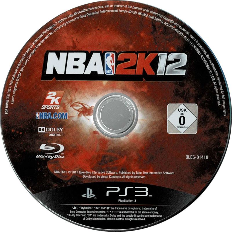 NBA 2K12 cover or packaging material - MobyGames