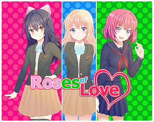 Front Cover for Roses of Love (Linux and Macintosh and Windows) (itch.io release)
