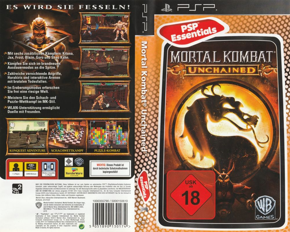 Mortal Kombat: Unchained cover or packaging material - MobyGames