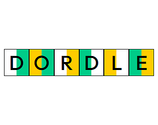 Front Cover for Dordle (Browser) (itch.io release)