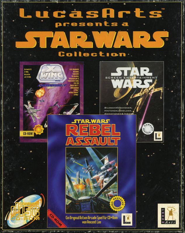 Front Cover for Rebel Assault & X-Wing Collector's CD (DOS)