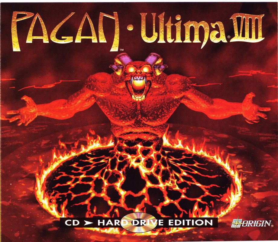 Other for Pagan: Ultima VIII (DOS) (Publisher's Choice limited release): Jewel Case - Back