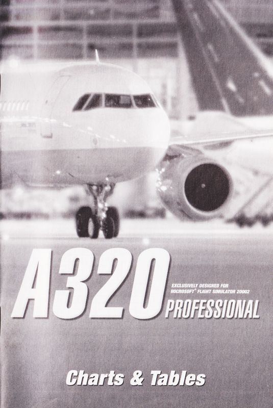 Manual for A320 Professional (Windows): Charts & Tables booklet - Front (24-page)