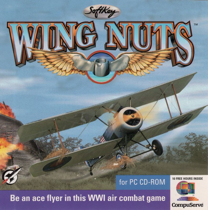 Front Cover for Wing Nuts: Battle in the Sky (DOS) ((SoftKey release))