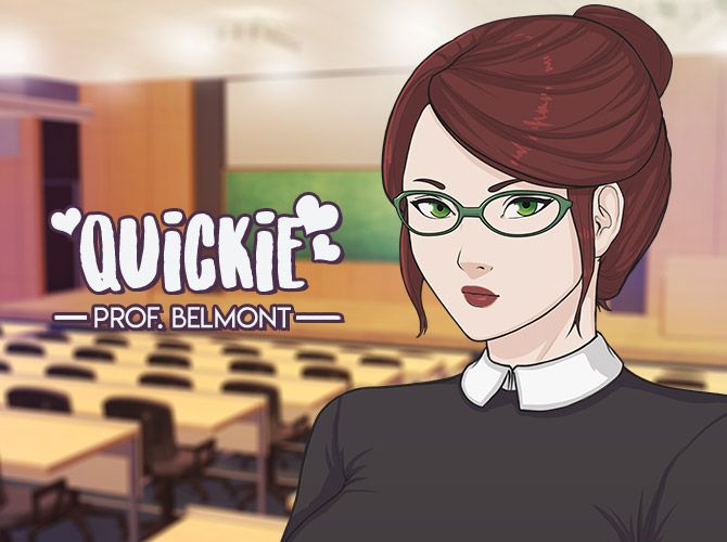 Front Cover for Quickie: Prof. Belmont (Browser) (Oppai Games release)