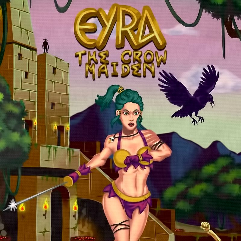 Front Cover for Eyra, the Crow Maiden (Antstream)