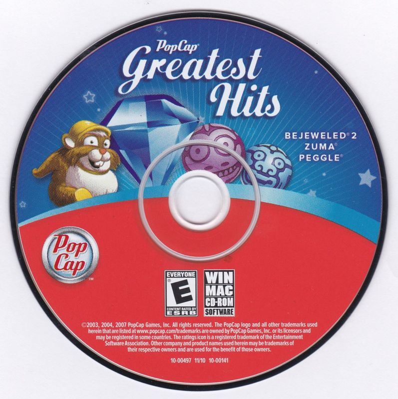 PopCap Greatest Hits cover or packaging material - MobyGames