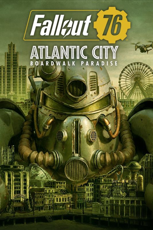 Front Cover for Fallout 76 (Windows Apps and Xbox One) (download release): 15th version (Atlantic City Boardwalk Paradise update, 5 December 2023)