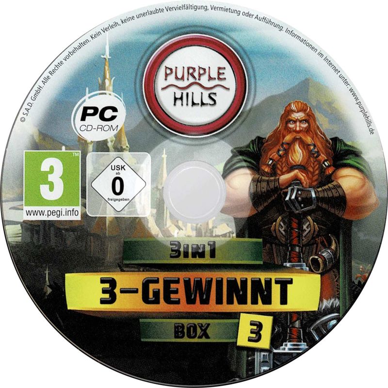 Media for 3-Gewinnt Box 3 (Windows) (Purple Hills release)