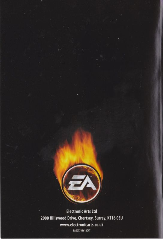 Extras for Crysis (Windows): EA Catalogue 2006-2007: Back