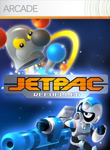Front Cover for Jetpac Refuelled (Xbox 360): second version
