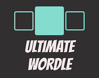 Front Cover for Ultimate Wordle (Browser) (itch.io release)