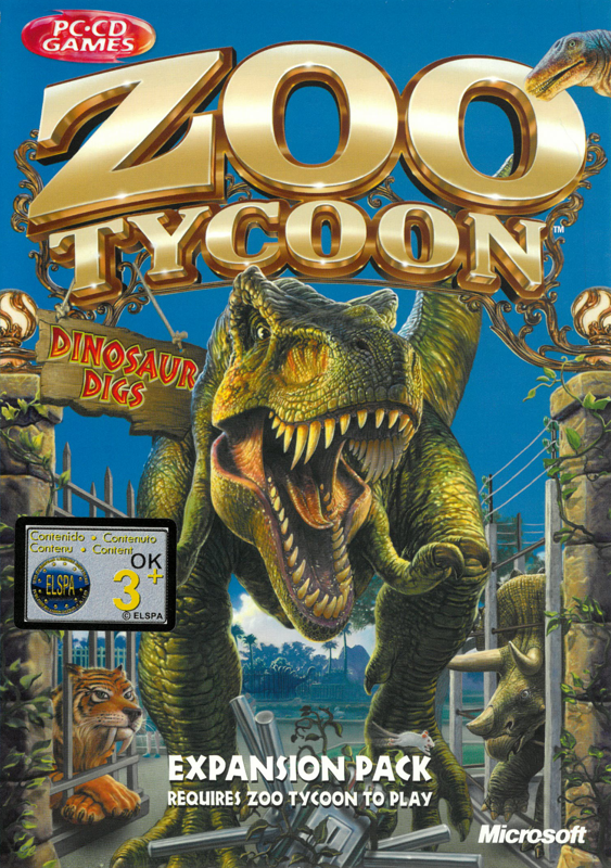 Front Cover for Zoo Tycoon: Dinosaur Digs (Windows)