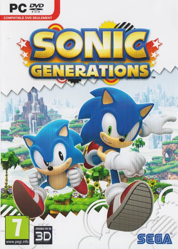 Front Cover for Sonic Generations (Windows)