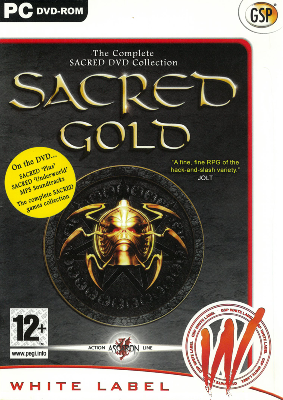 Front Cover for Sacred: Gold (Windows) (White Label release)