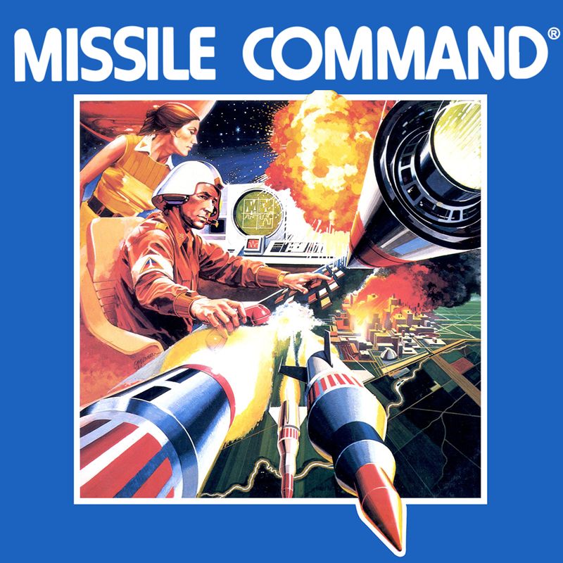 Front Cover for Missile Command (Antstream) (Atari 2600 version)