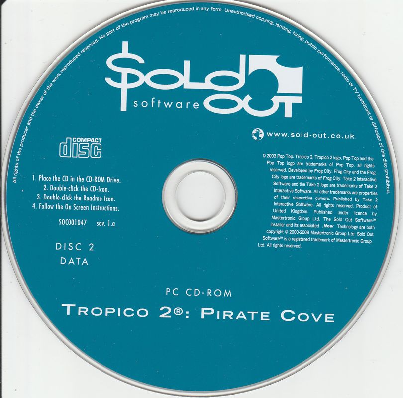 Media for Tropico 2: Pirate Cove (Windows) (Sold Out Software release): Disc 2 - Data