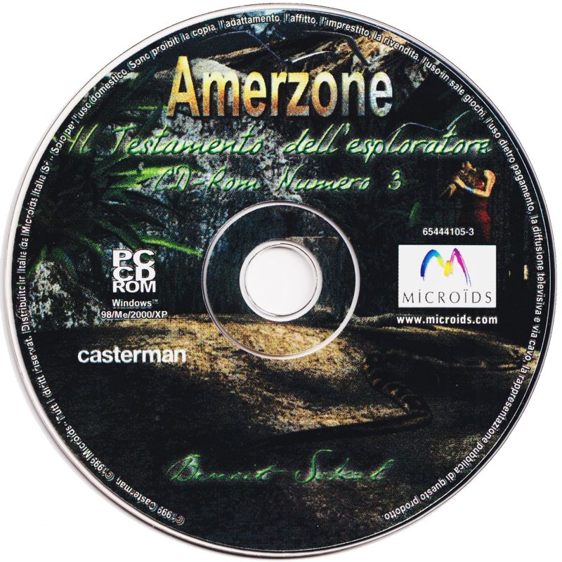 Media for Amerzone: The Explorer's Legacy (Windows) (Re-release): Disc 3
