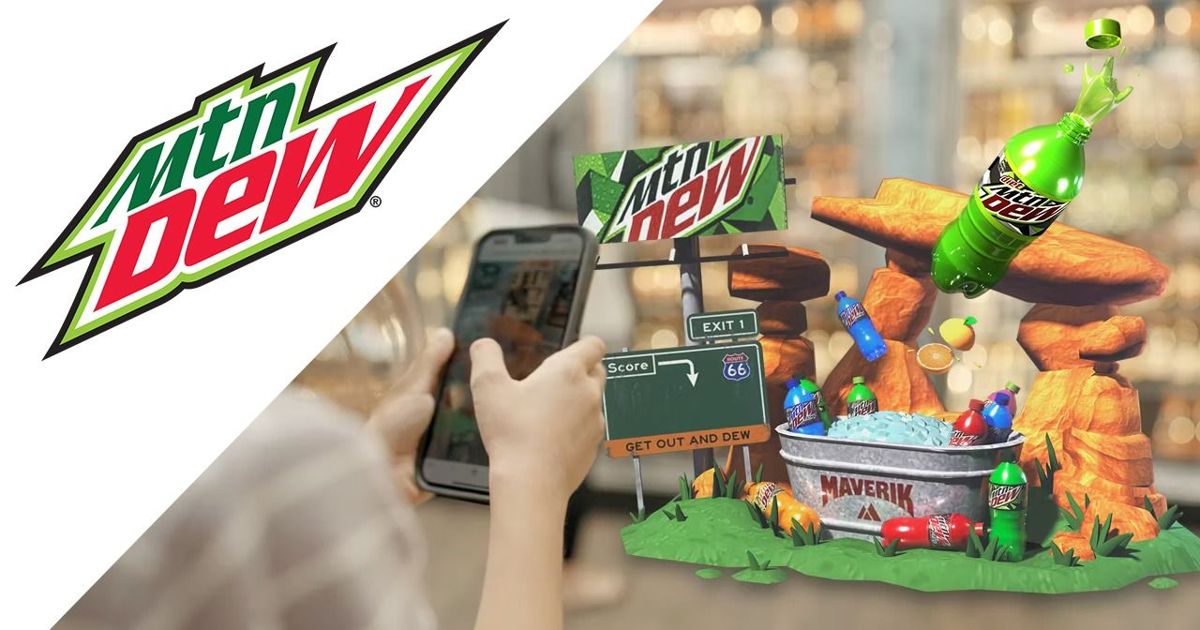 Mtn. Dew Maverik: Augmented Reality Experience promo art, ads ...