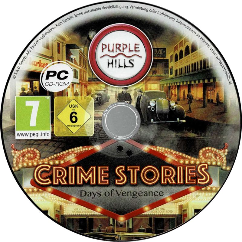 Media for Crime Stories: Days of Vengeance (Windows) (Purple Hills release)