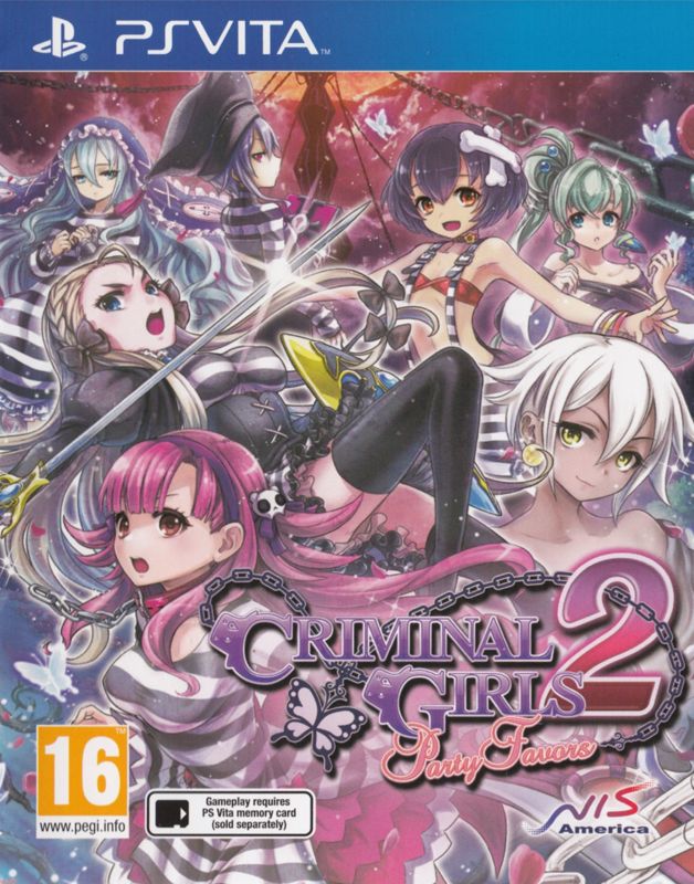Other for Criminal Girls 2: Party Favors (Party Bag Edition) (PS Vita): Keep Case - Front