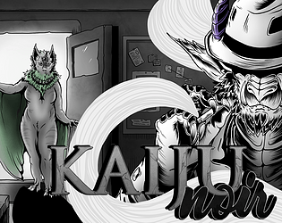 Front Cover for Kaiju Noir (Android and Linux and Macintosh and Windows) (itch.io release)