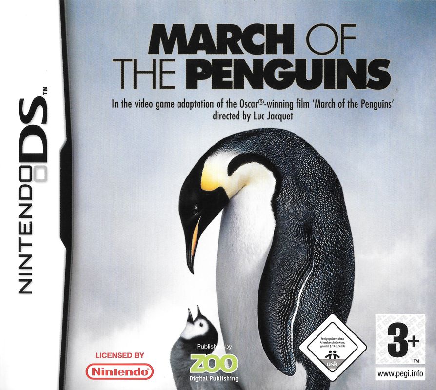 Front Cover for March of the Penguins (Nintendo DS)