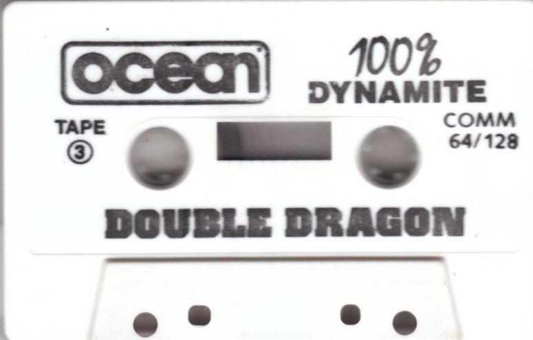 Media for 100% Dynamite (Commodore 64): Double Dragon