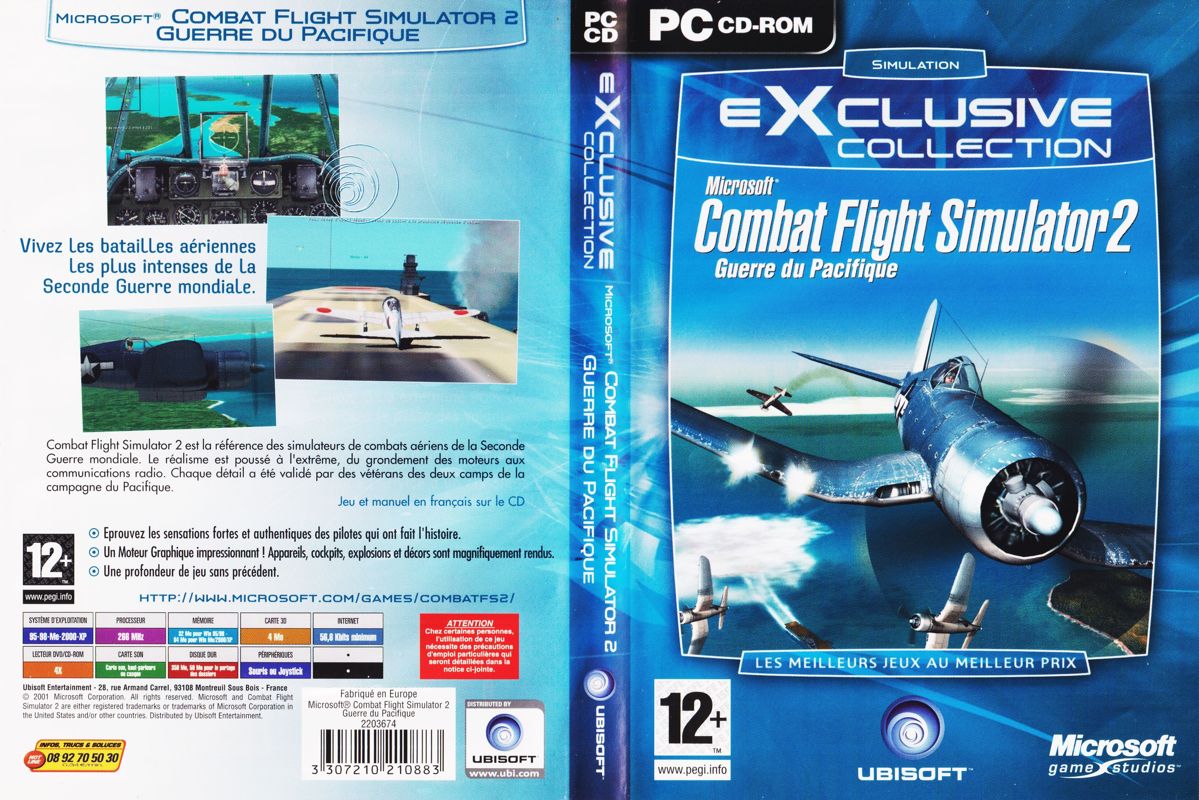 Full Cover for Microsoft Combat Flight Simulator 2: WW II Pacific Theater (Windows) (Ubisoft eXclusive Collection release)