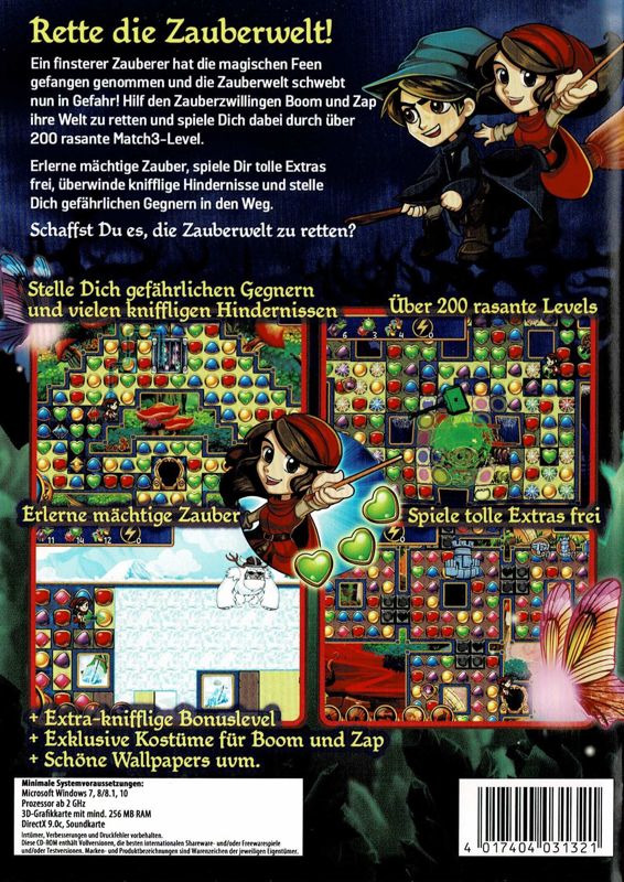 Back Cover for Rescue Quest Gold (Collector's Edition) (Windows) (Purple Hills release)