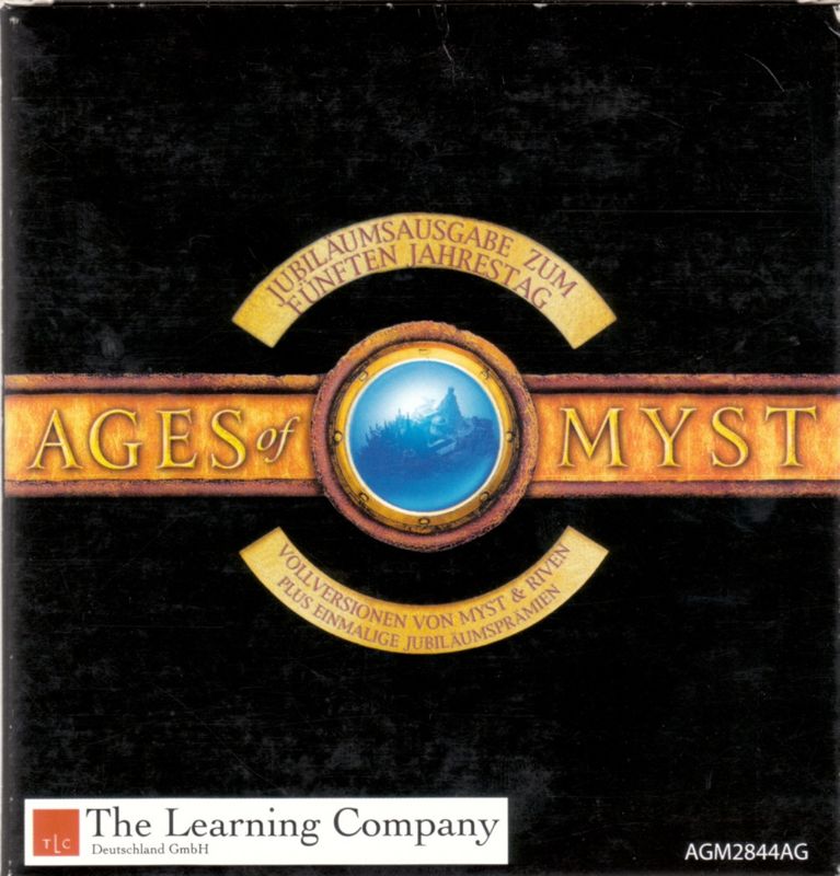 Other for Ages of Myst (Macintosh and Windows and Windows 3.x): Cardboard Box for CDs - Front