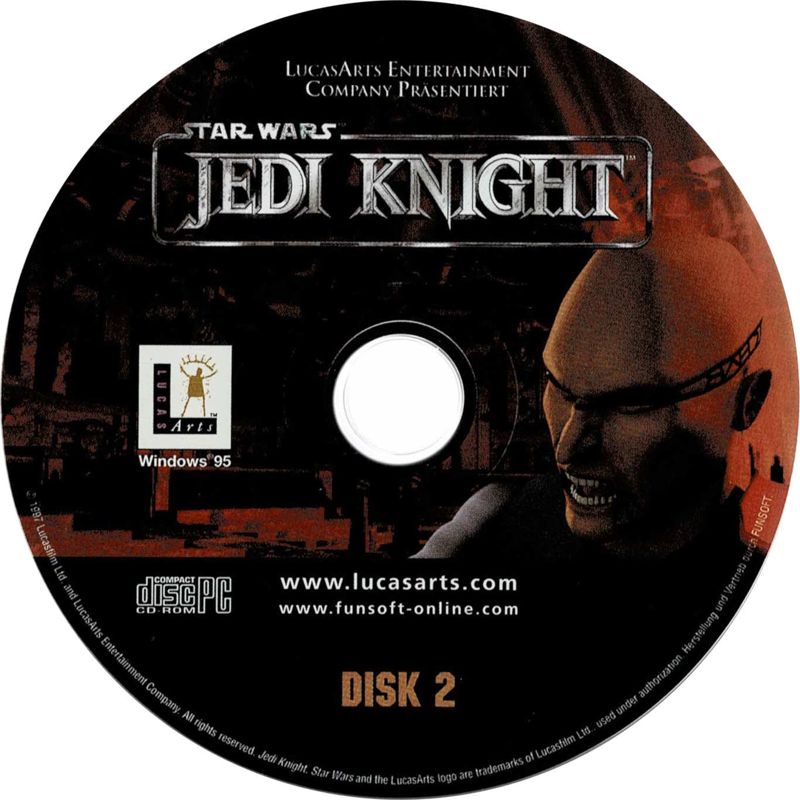 Media for Star Wars: Jedi Knight - Bundle (Windows) (Two boxes release): Dark Forces II - Disc 2