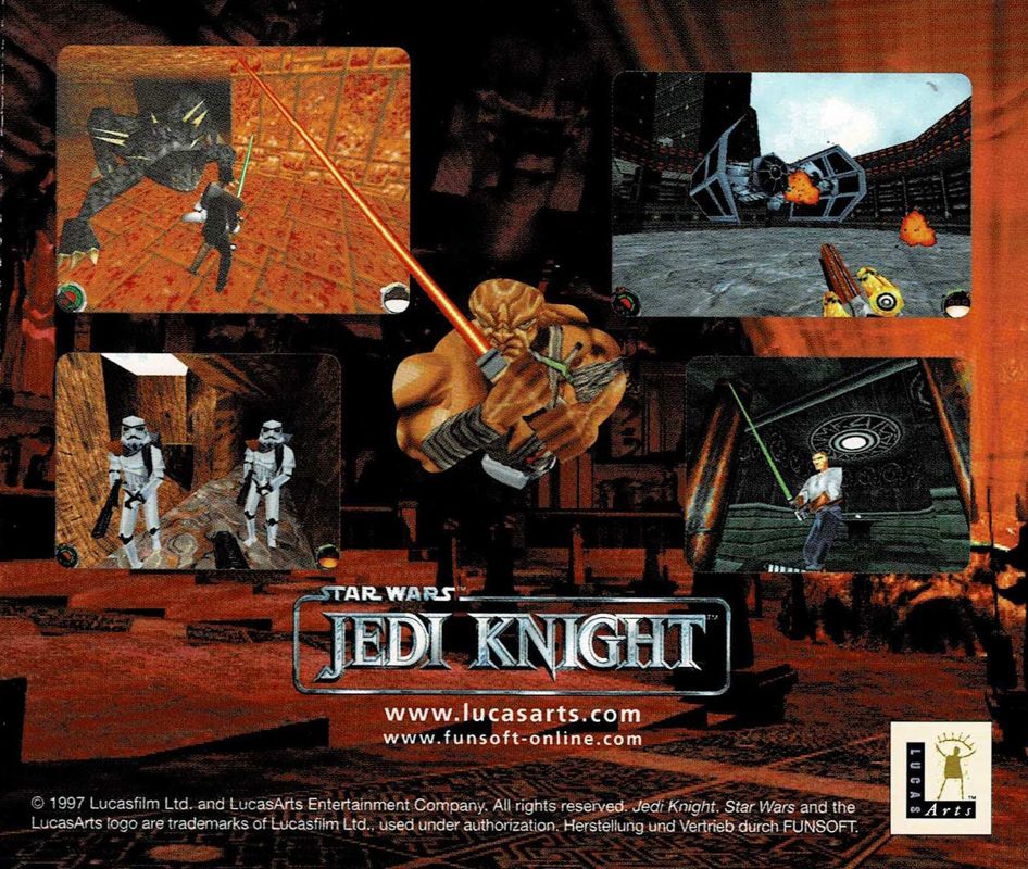 Other for Star Wars: Jedi Knight - Bundle (Windows) (Two boxes release): Dark Forces II - Jewel Case - Back