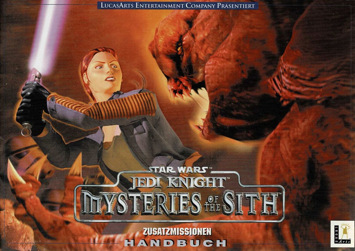 Manual for Star Wars: Jedi Knight - Bundle (Windows) (Two boxes release): Mysteries of the Sith - Front