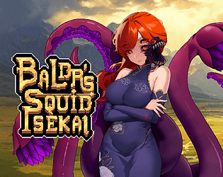 Front Cover for Baldr's Squid Isekai (Windows) (itch.io release)