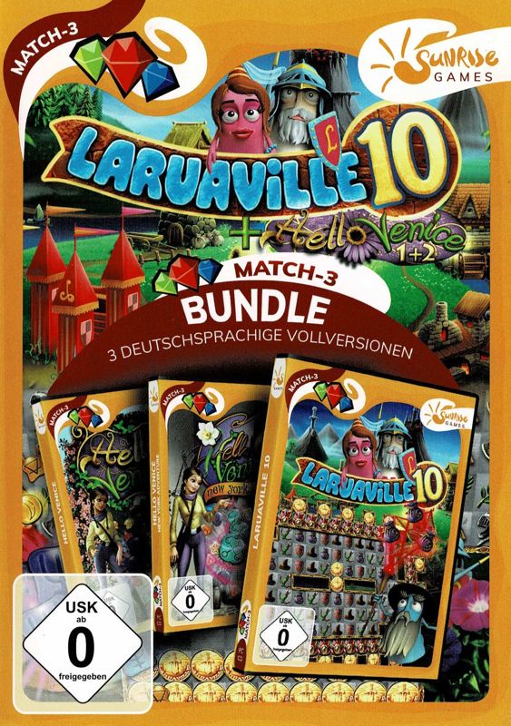 Front Cover for Laruaville 10 + Hello Venice 1+2 (Windows) (Sunrise Games release)