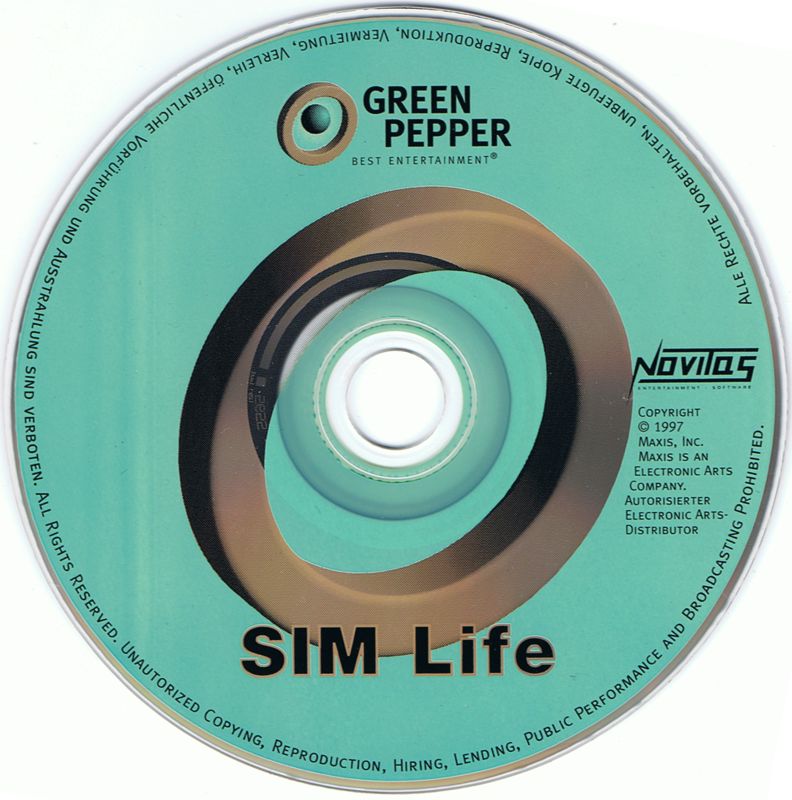 Simlife Cover Or Packaging Material Mobygames