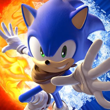 Front Cover for Sonic Boom: Fire & Ice (Nintendo 3DS) (download release)
