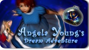Front Cover for Angela Young's Dream Adventure (Windows) (Oberon Media release)