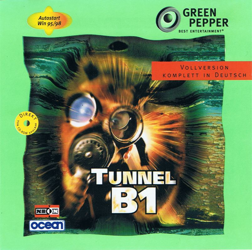 Front Cover for Tunnel B1 (DOS) (Green Pepper release (#56))
