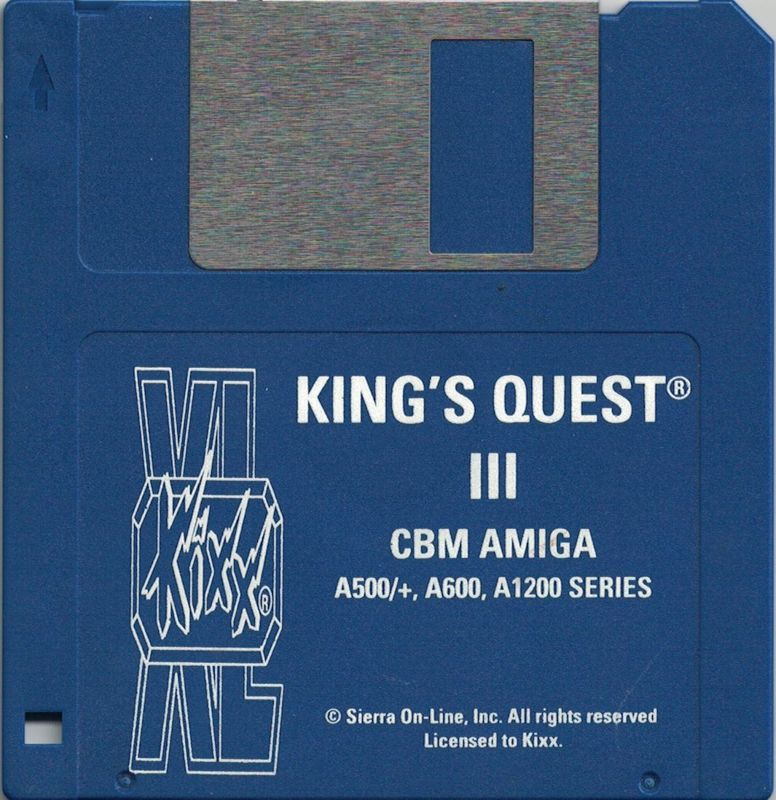 Media for King's Quest III: To Heir is Human (Amiga) (Budget release)