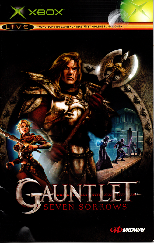 Gauntlet: Seven Sorrows cover or packaging material - MobyGames