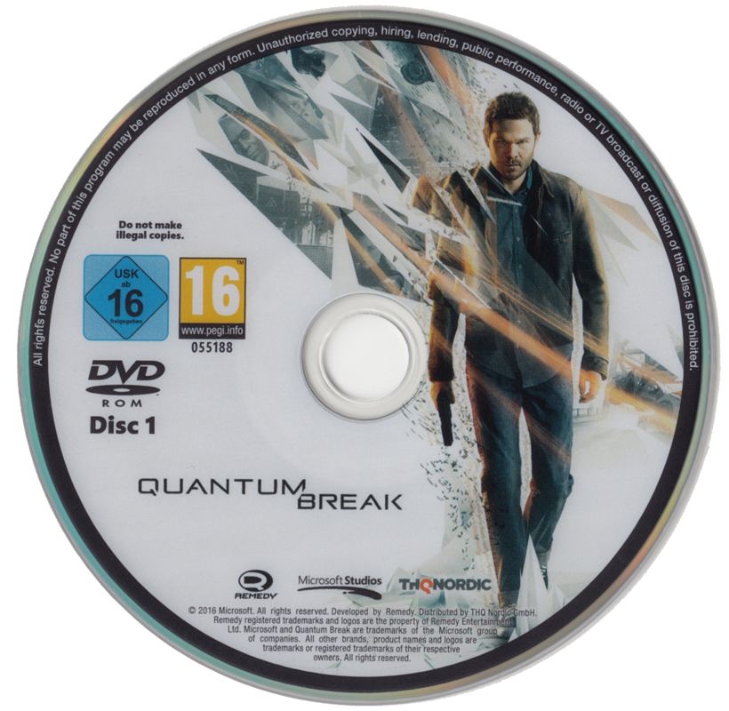 Media for Quantum Break (Timeless Collector's Edition) (Windows): Disc 1