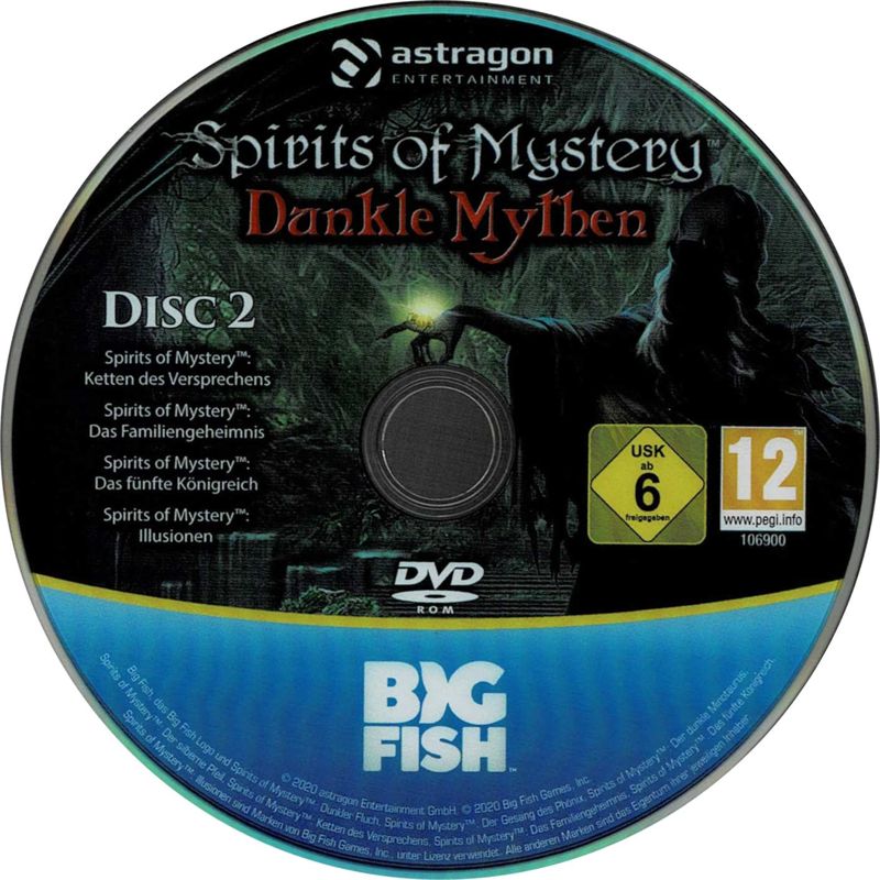 Media for Spirits of Mystery: Dunkle Mythen (Windows): Disc 2