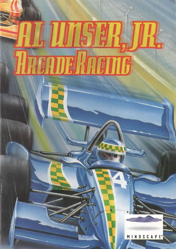 Manual for Al Unser, Jr. Arcade Racing (Macintosh): Front (28-page)
